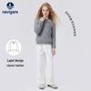 Navigare Girls' Polo Cable Knit Sweater