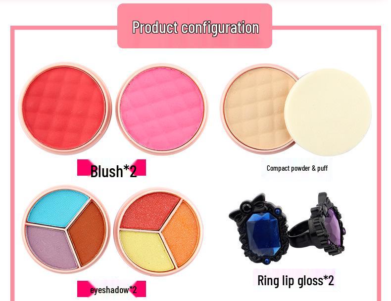 Dollysa Princess Makeup Set for Kids - Dress Up Gift Box for Girls