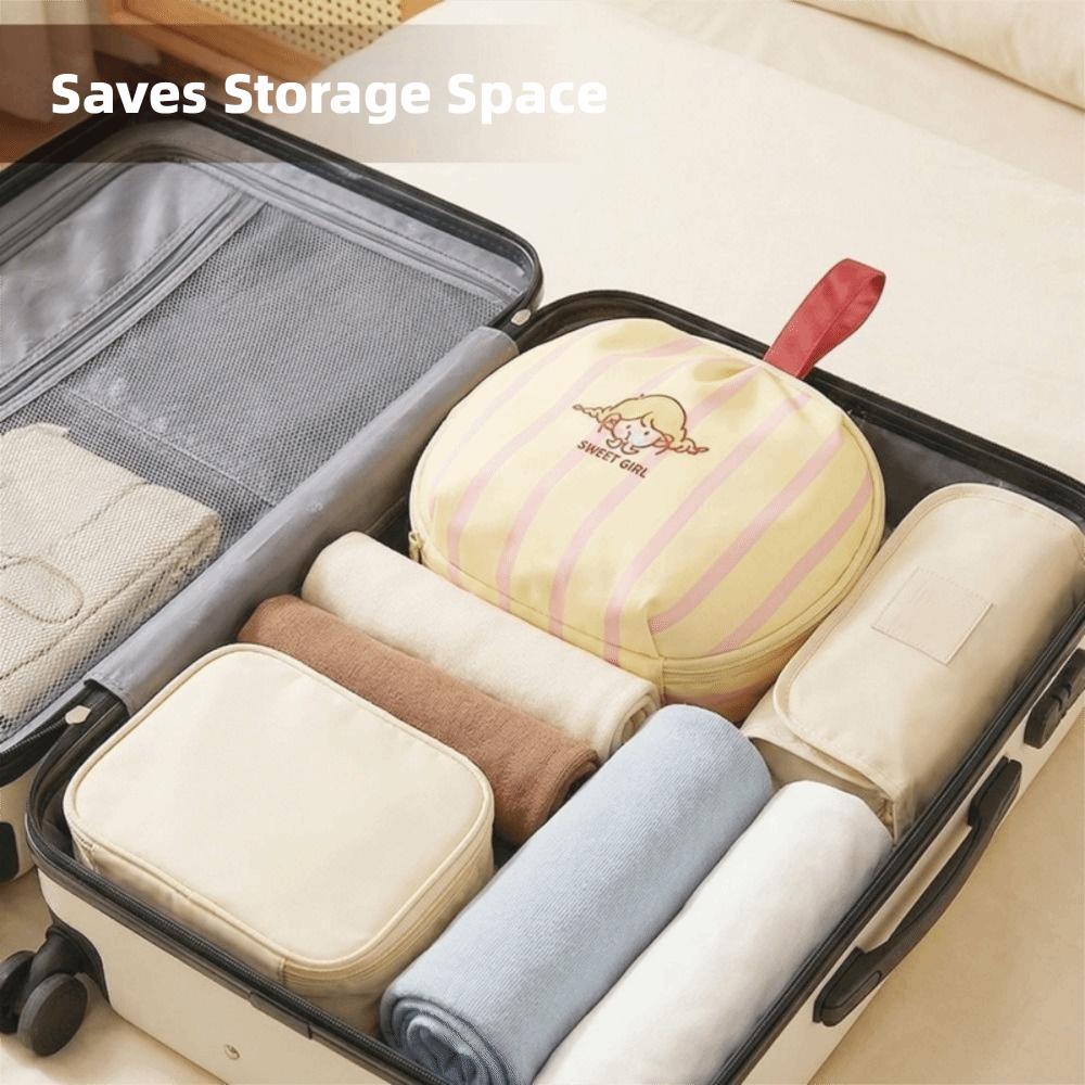 Handheld Underwear Storage Bag Folding Lingerie Pouch Portable Underwear Packing Cube  Travel