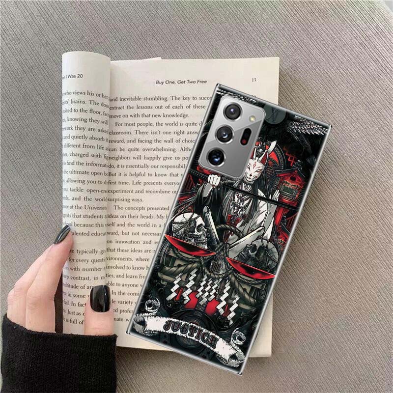 

Metal Tarot Cards Phone Case for Samsung A17 A37 A57 A54 A14 A24 A34 A07 A04S A02S A12 A22 A32 A52S A16 A26 A36 A56 A72 Galaxy N Samsung A36 5G
