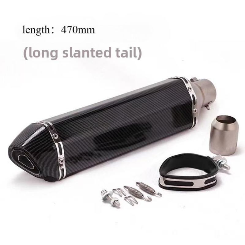For Kpr150 Horizon 350r3r25 Gsx Ninja250z400 Huanglong 300 Modified Small Hexagonal Exhaust Pipe Model Universal Modification Parts
