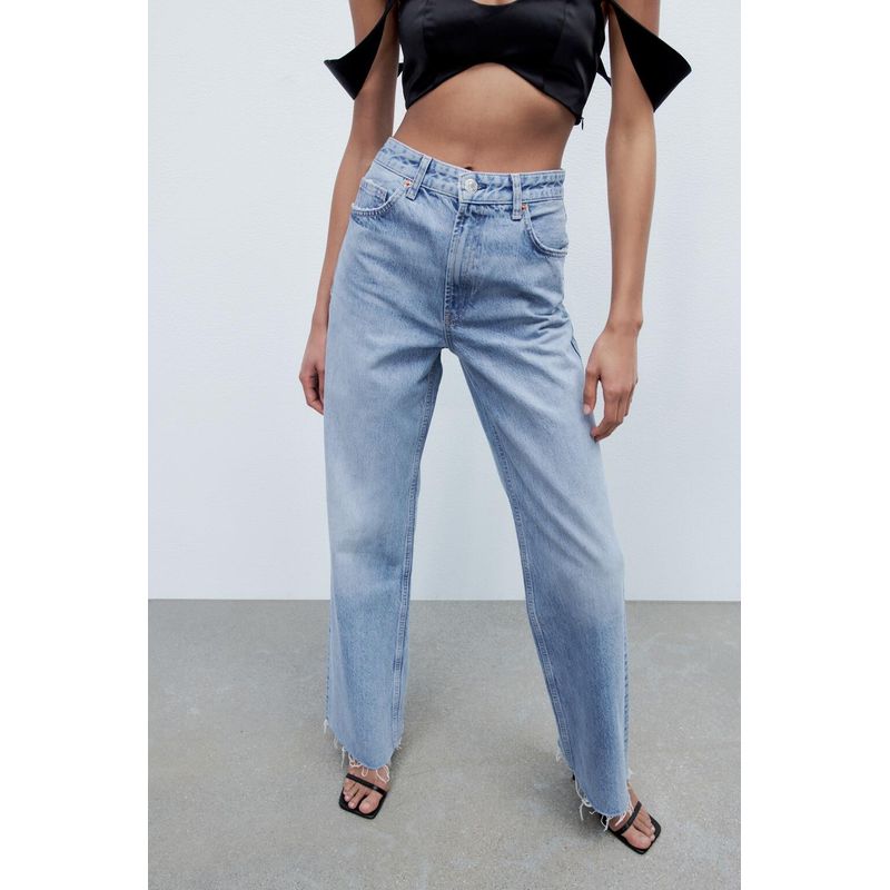 New Fashion Casual Raw Hem High Waist Pants for Autumn and Winter