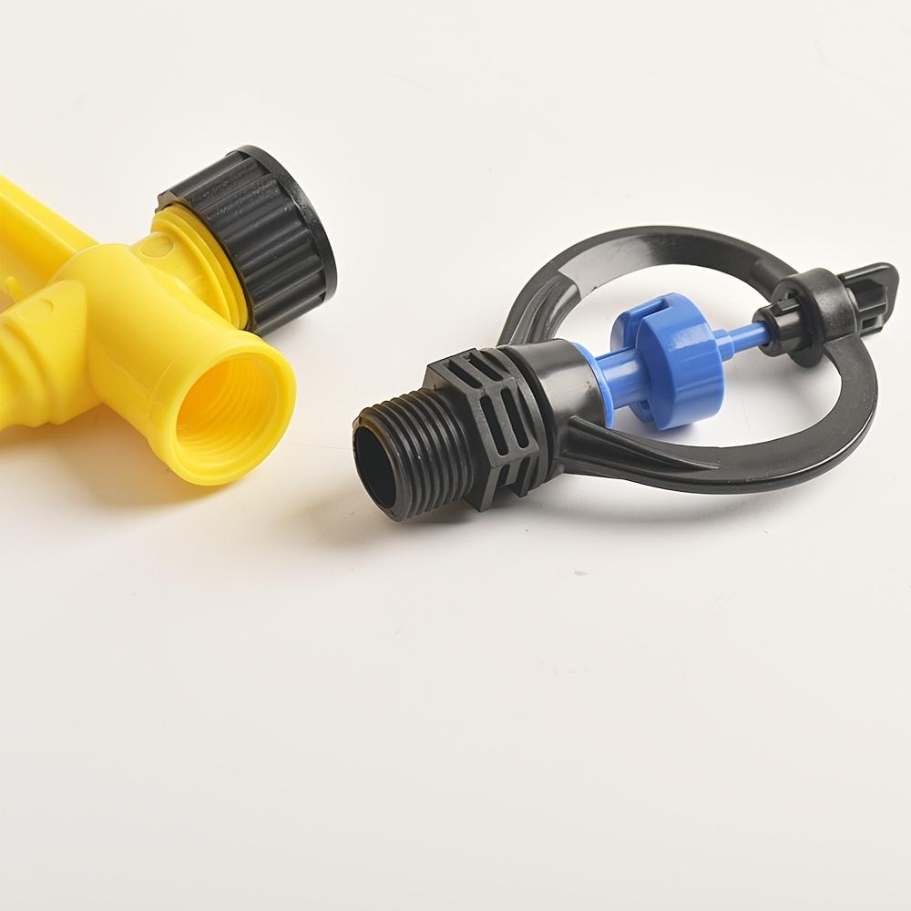 10Pcs Garden Lawn 360 °   Rotary Sprinkler, Medium-Range Irrigation, Disc Impeller Butterfly Nozzle, Durable Plastic Garden And Lawn Sprin