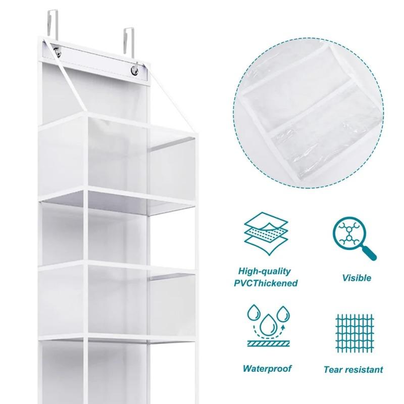 Multi-functional Fabric Hanging Bag for Behind the Door Multi-layer Storage Hanging Bag Miscellaneous Organizer Storage Hanging