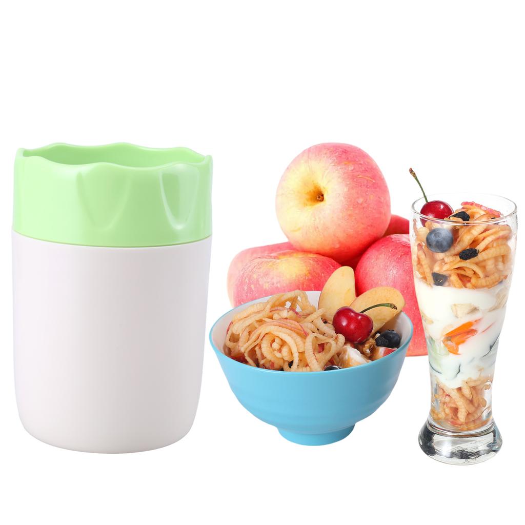 Manual Rotating Fruit Grater Cup Convenient Vegetable Shredder Easy to Use Food Cutting Tool Practical Kitchenwares