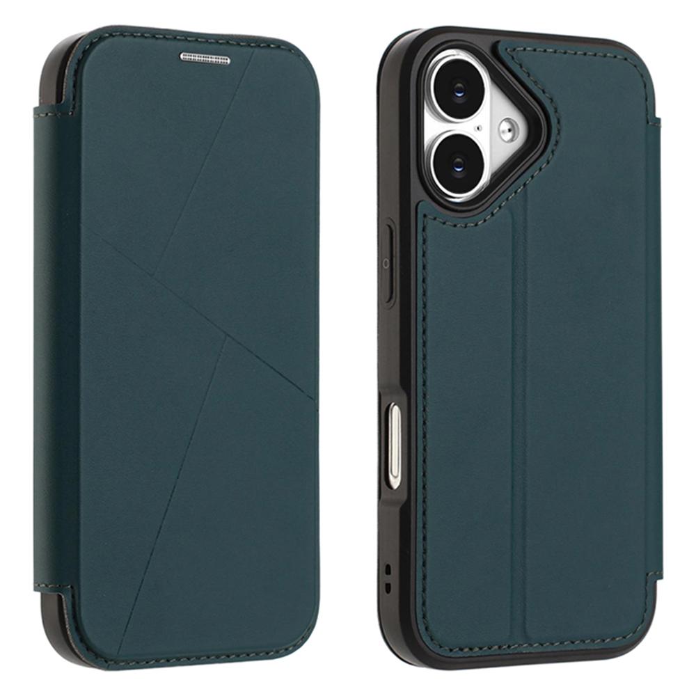 For iPhone 17 Case Magnetic Closure Card Slot Leather Flip Phone Cover