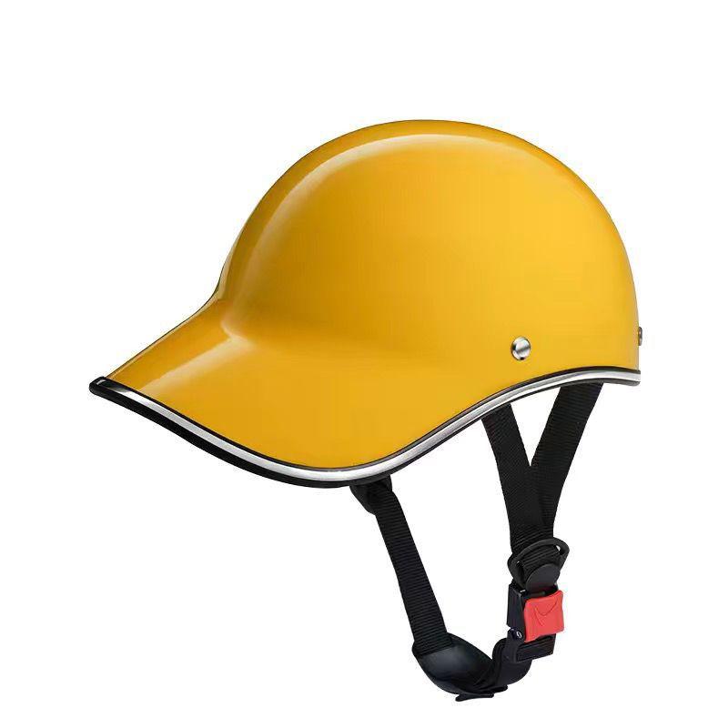 

Electric car helmet cap half helmet sun protection sunshade couple battery car helmet four beautiful journey Average size