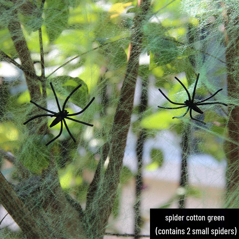 Halloween Spinnennetz Baumwolle Dekoration Requisiten für KTV- und Geisterfest-Szenen