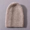 Baby rabbit velvet classic striped boys and girls knitted hat autumn and winter soft waxy cute wool hat to keep warm