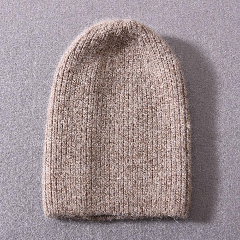 Baby rabbit velvet classic striped boys and girls knitted hat autumn and winter soft waxy cute wool hat to keep warm