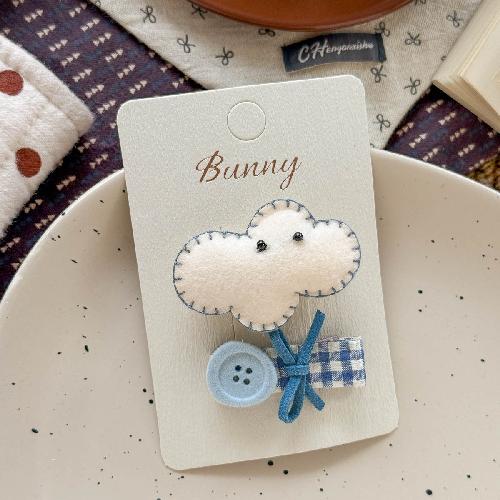 Autumn Retro Sweet Pink Coffee Leopard Pattern Bow Rabbit Hairpin Hair Ring Temperament Baby Tie Ball Head Flower Girl