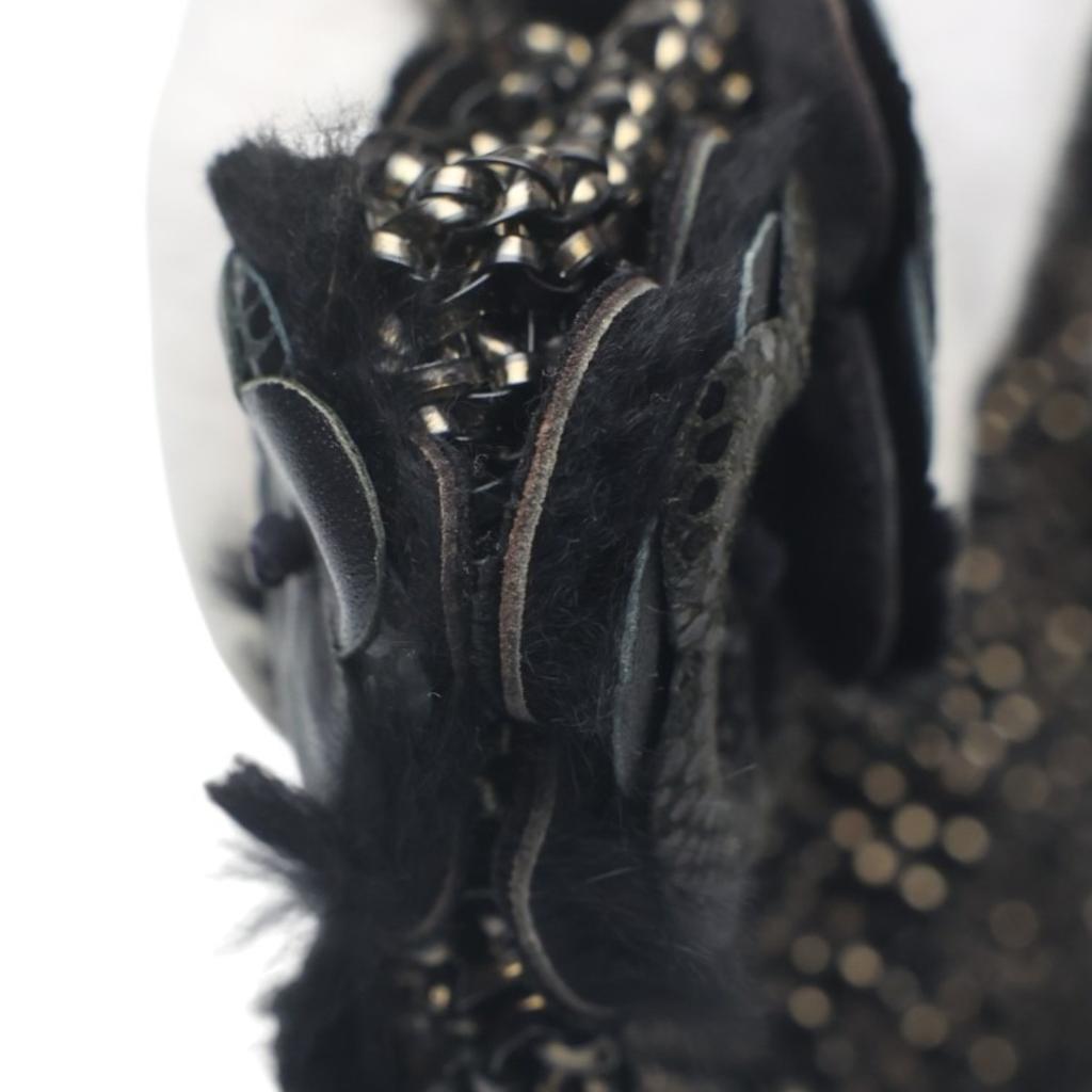 ANTEPRIMA party Mini bag Handbag wire black Women Used