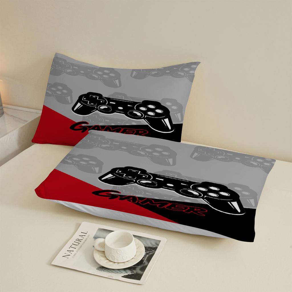 1 Gamepad Digital Printed Frosted Fitted Sheetbedroom Printed Bed coverbedding(No Pillowcase)