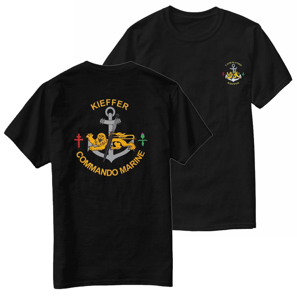 French Naval Special Forces Commandos Marine Kieffer TShirt 100 Cotton ONeck Short Sleeve Casual Mens Tshirt Size S3XL