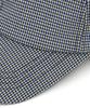 Eondeokeonteulol Check Pattern Ball Cap Multy Hound / Authentic Blue