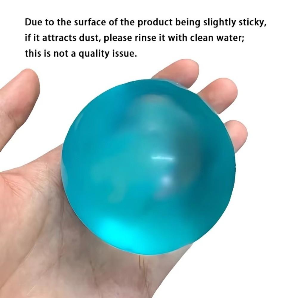 Blue Transparent Anti Stress Sensory Fidgets Soft Material Soft Simulated Maltose  for Kids Adults