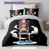 Cartoon Pattern Bedding Quilt Set Quilt Cover Pillowcase Home Decoration Birthday Gift (1 * duvet cover + 2 * pillowcase, without core)