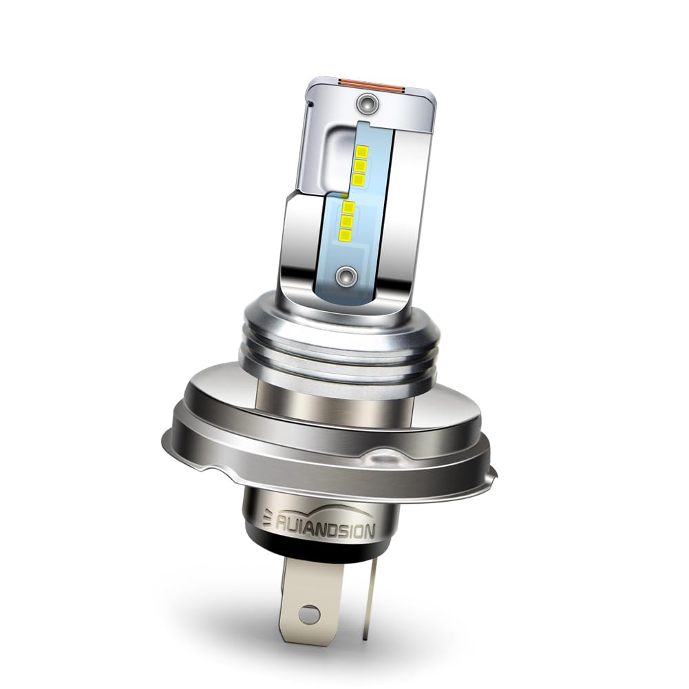 

Ruiandsion P45T H5 R2 LED Bulb White 6V-24V 6V 12V P45T 1pc