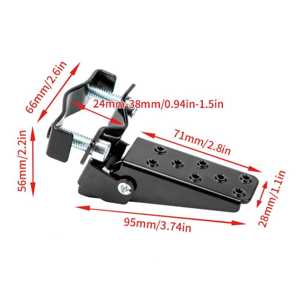 1 Pair Shock-absorbing Foldable Foot Pegs Modified Parts Foot Step Motorcycle
