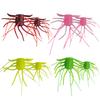 1.8g&2.8g 10pcs Sinking Soft Fishing Lure Wacky Worms with Multiple Tentacles Bass Fishing Artificial Bait Tackle