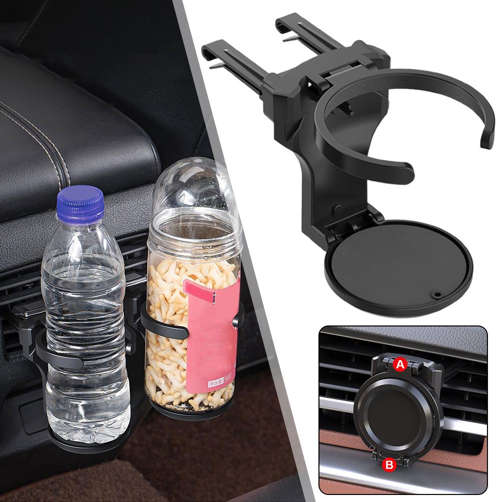 Car Folding Vent Cup Holder Foldable Auto Water Bottles Drink Rack Stand Multifunctional Car Coffee Cup Holder Accessories