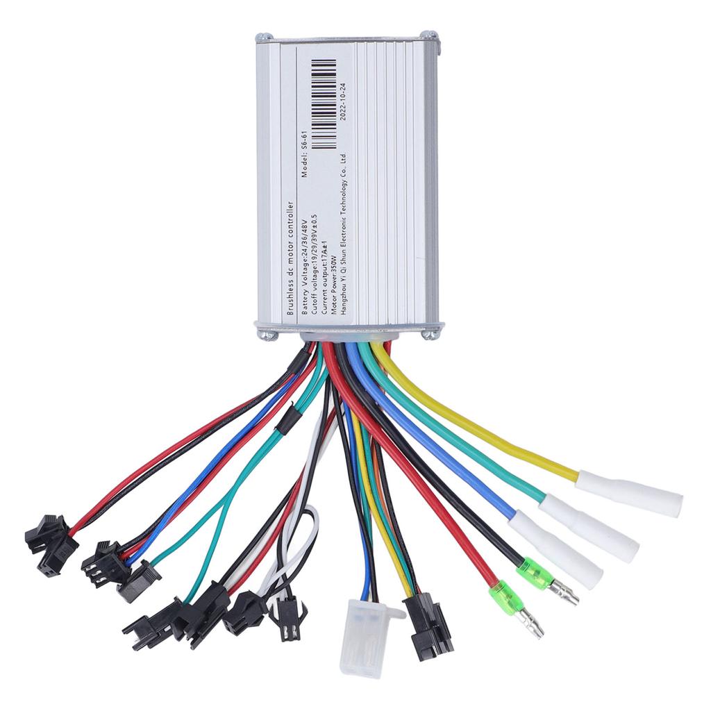 350W Brushless Motor Controller with LED Display Panel for Electric Bicycle Electric Scooter 24V