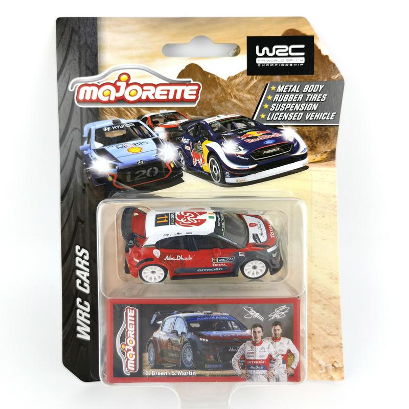 OCRE9 Majorette WRC Cars CITROEN C3/ FIESTA/ i20/POLO R 1/64 Die-cast Model Collection Toy Vehicles