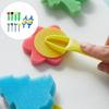 Washable Sponge Art Set Toddler Early Learning Painting Tool For Wall Decoration Greeting Cards Fabric Printing Project