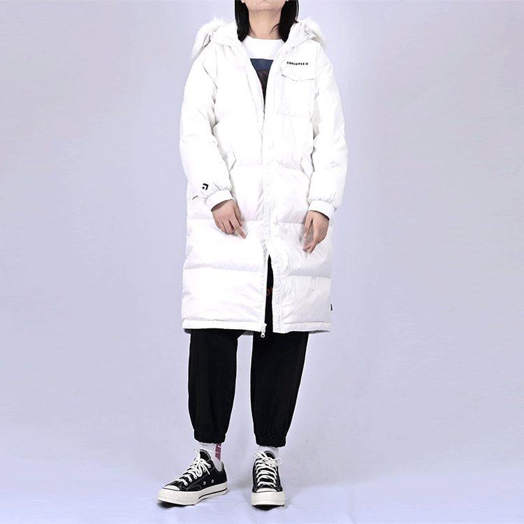 Converse Down Jacket Winter Women's White 10021989-A01