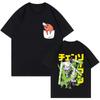 Unisex Mange Y2k Kleidung Japanischer Anime Chainsaw Man T-Shirt 90er Lustiges Pochita T-Shirt Makima Harajuku Grafik-T-Shirts Tops T-Shirt