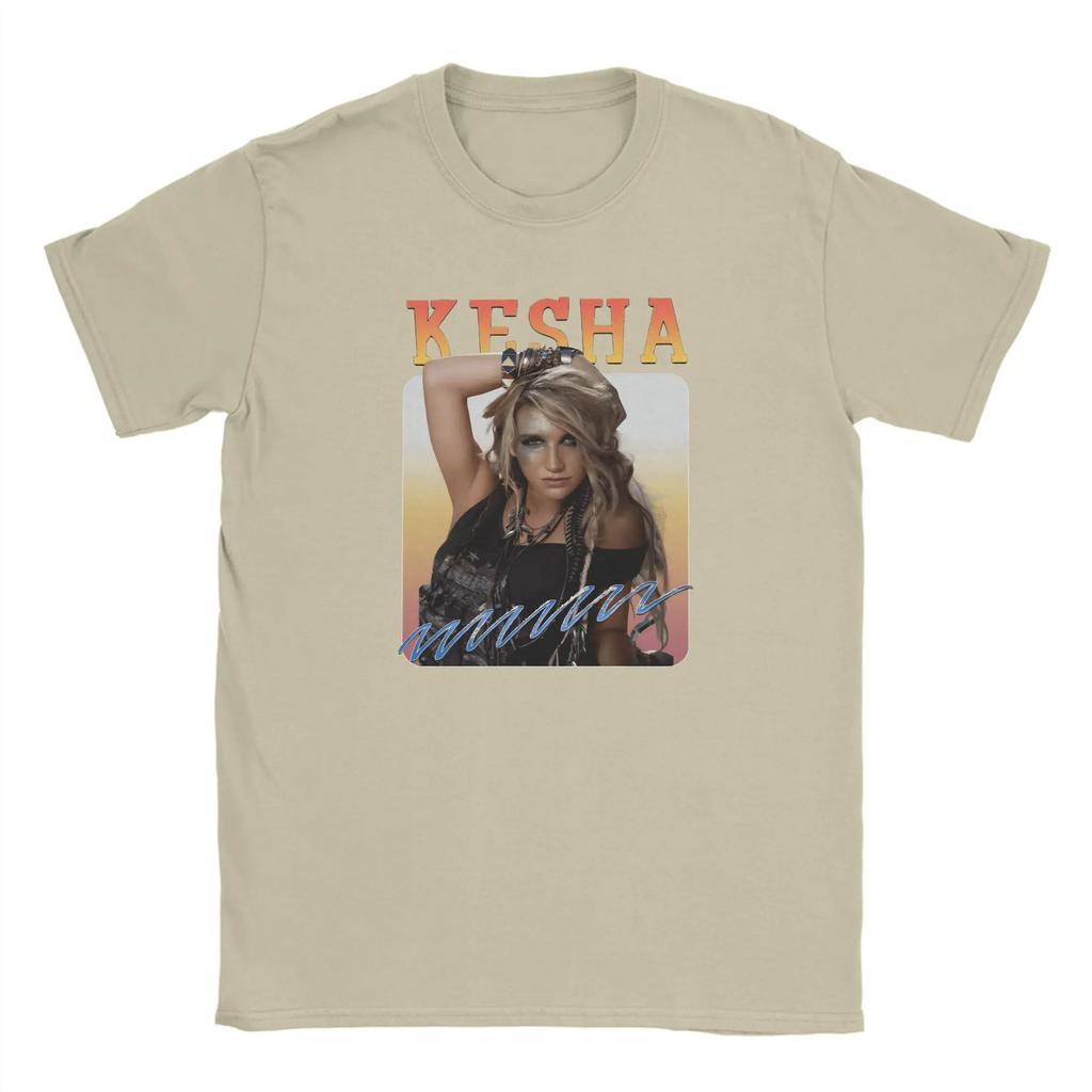Unisex Vintage Aesthetic Singer Kesha Album 2026 Graphic T Shirt Cotton Clothing Novelty Short Sleeve O Neck Soft Tee Shirt Summer