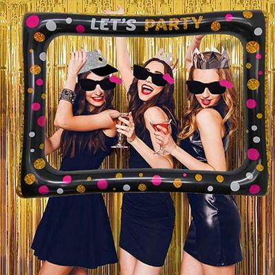 Decoration Picture Frame Big Size Selfie Picture Frame PVC Inflatable Frame Photo Booth Prop for Birthday Wedding Party Supplies