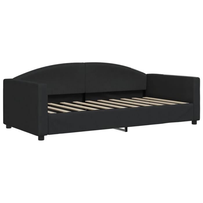 VidaXL Daybed Black 90x190 Cm Fabric 354123