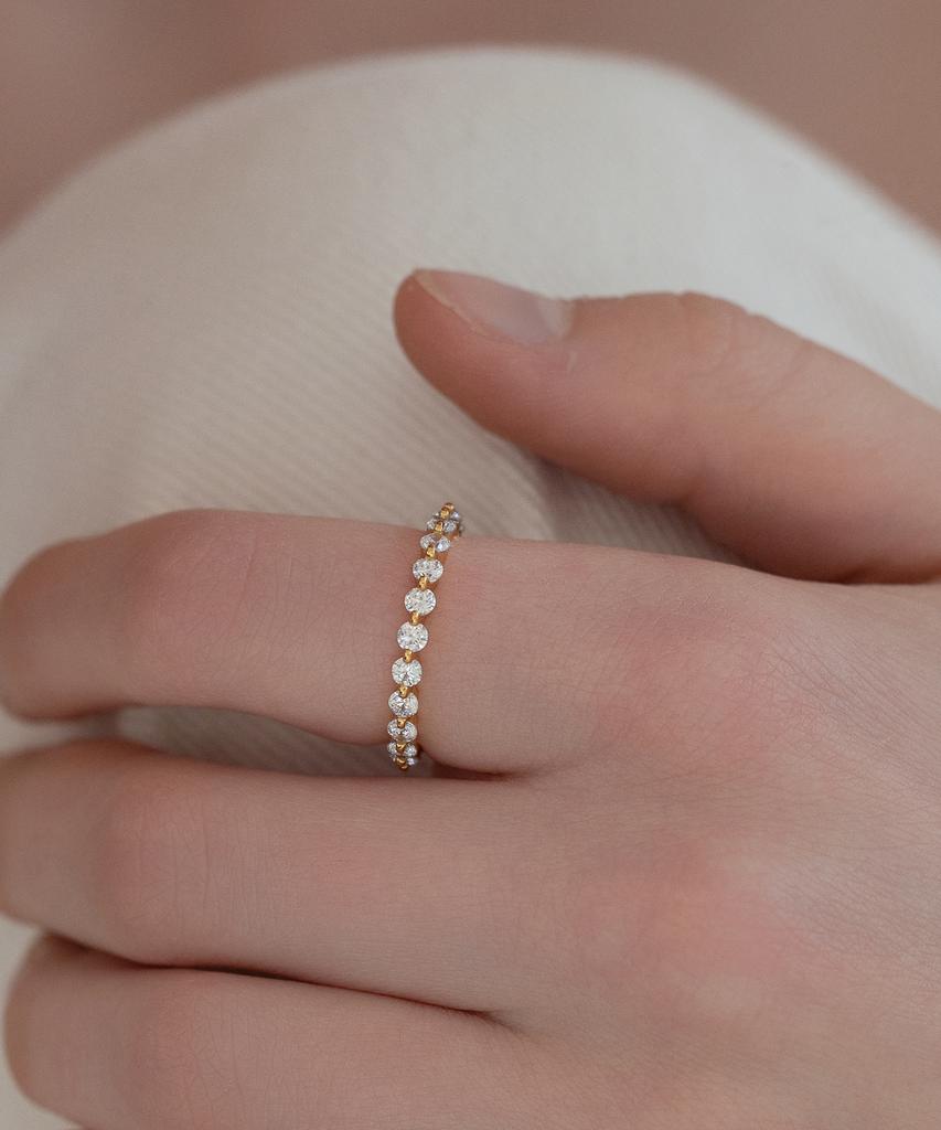 Tatiana (Silver 925) Circle Eternity Ring Cr1887