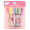 Disney Princess Glitter Marker Set of Snow Color Stationery Pens, 5, White, Belle, Cinderella, Ariel, Rapunzel, Pens, (Resort Exclusive)