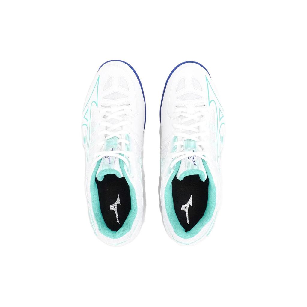 Mizuno Gate Sky Plus 2 Non-Slip Wear-Resistant Low-Top Badminton Shoes Unisex Shoes White Blue 71GA224025