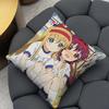 Yuru Yuri Cushion Cover Reversible Plush Pillow Cover – For Car, Sofa, Bedroom, Perfect As a Gift.
