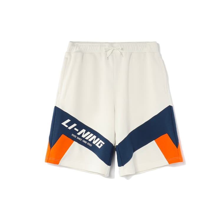 Li Ning Casual Shorts Men's Ivory AKSR569-1