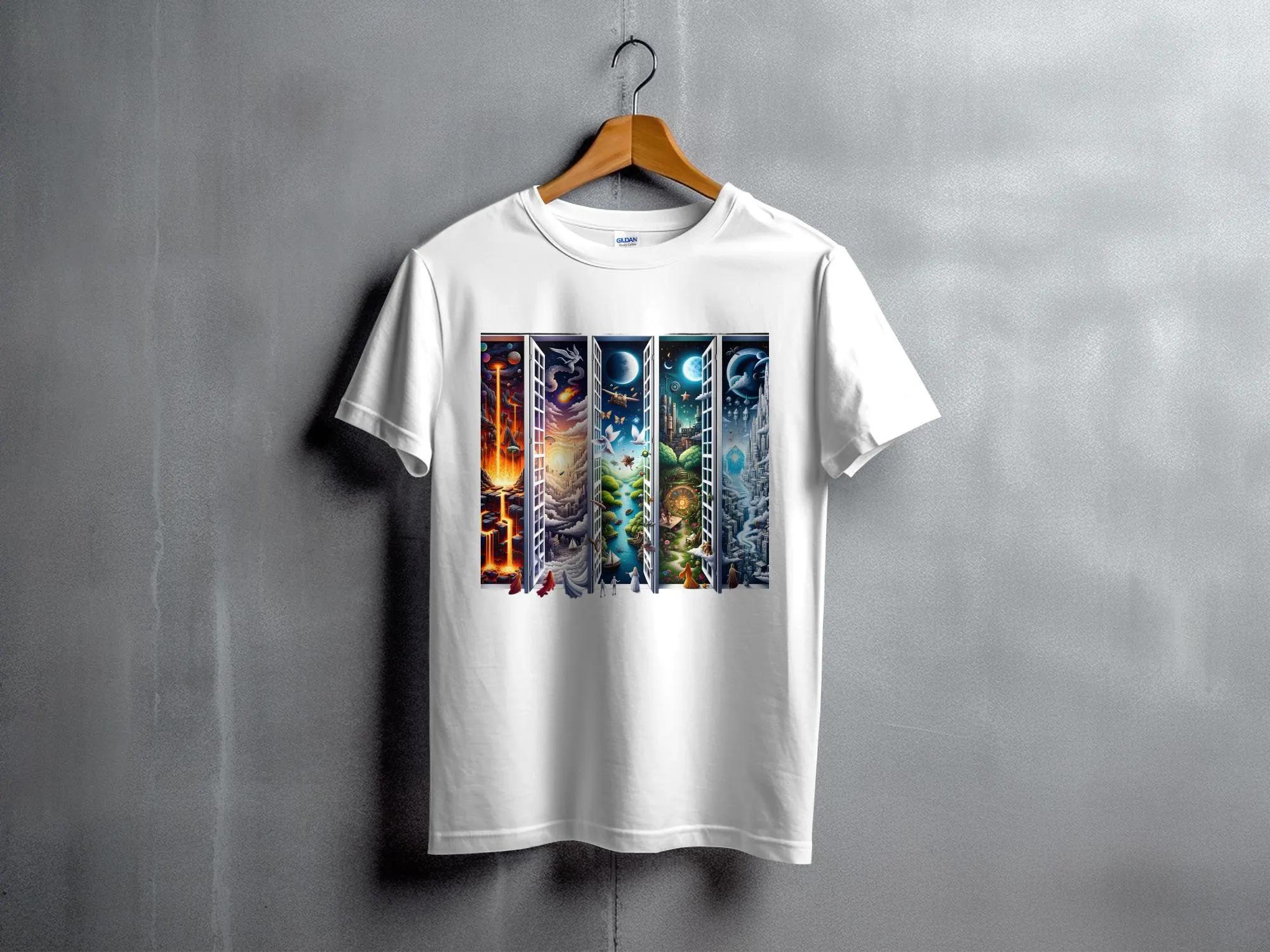 MC Escher Surreal Morphing geometric TShirt Funny Tee Graphic Tshirt Unisex Shirt Science Mathematics Gift for student S