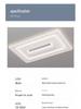 Leafless Ceiling Fan Light: Modern Smart Voice-Control Tricolor for Living Room & Bedroom - 110V, English