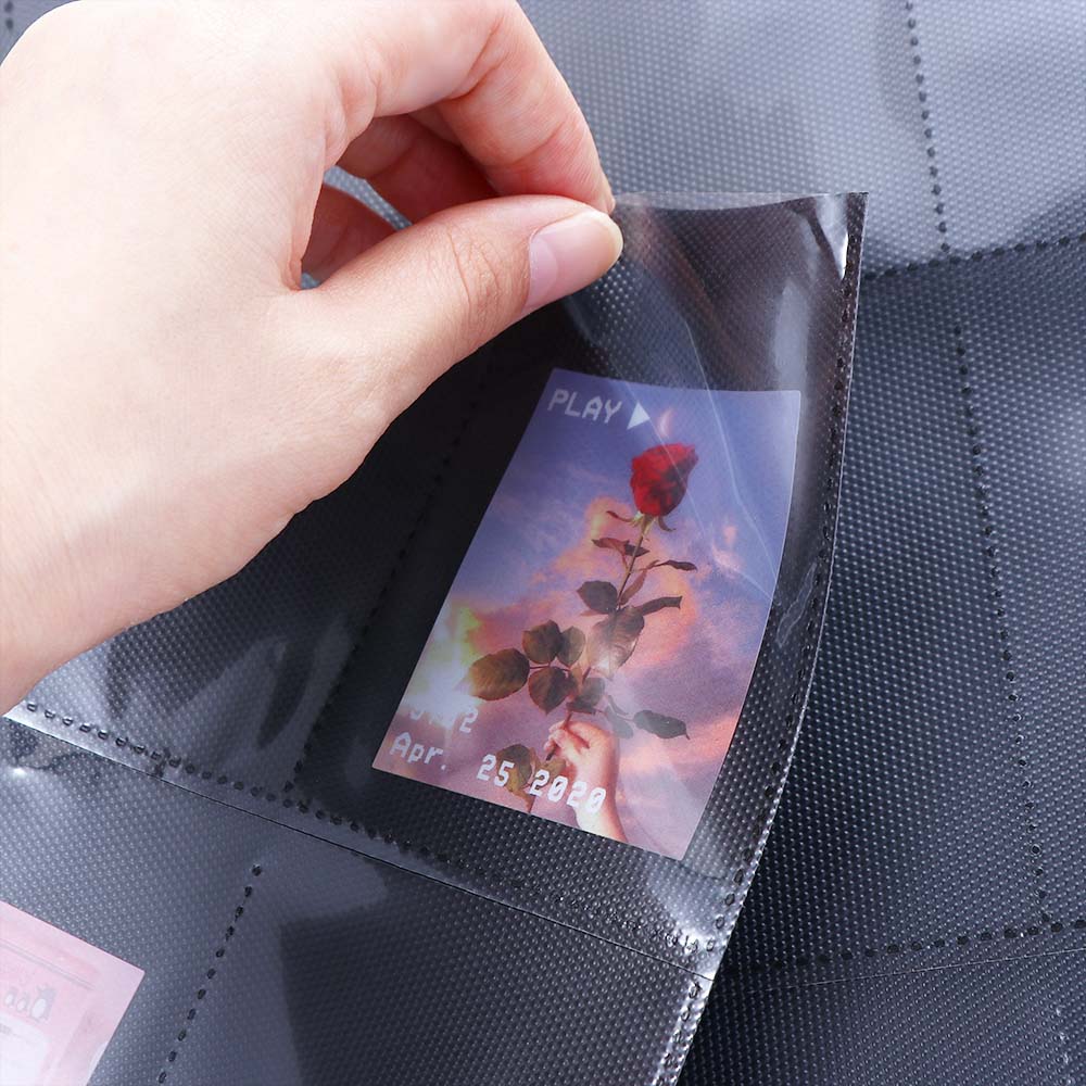 Replacement Collection Card Binder Album Inner Page Black Storage Page Card Album Loose-leaf Inners