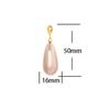 2026 French Vintage Oversized Teardrop Pearl Earrings - Elegant Champagne Pearl Drop Jewelry for Women Socialite Style
