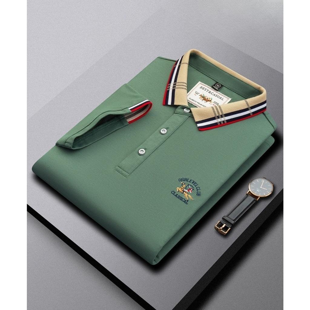 STORN Summer Men's Polo Shirts High Quality Solid Color Short Sleeve Turn Down Collar Embroidery Casual Male Tees