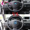 Color My Life Car Styling Steering Wheel Decoration Trim Sticker Case for BMW E39 E36 E60 E90 E34 E46 Aluminium