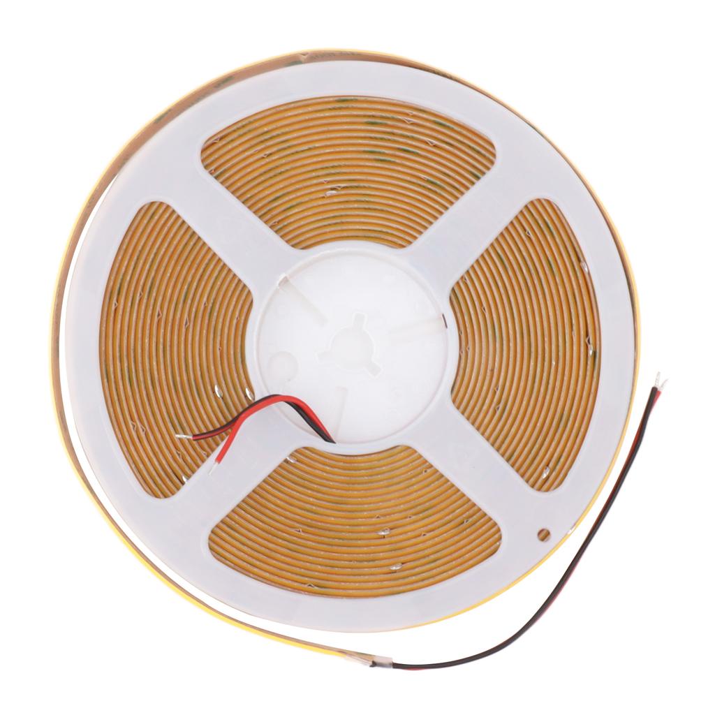 COB LED Strip Light High Brightness Adhesive Flexible Double Row DIY Lamp Strip for Cabinet Car