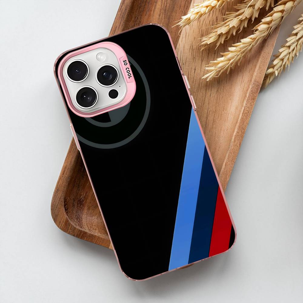 BBIP8 B-BMW-W Fashion Phone Case For IPhone 16 15 14 13 12 11 17 Pro MAX Plus Pro Matte Shockproof Cover