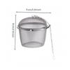 Loose Leaf Tea Infuser Reusable with Chain Food-Safe for Kitchen