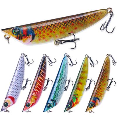 HENGJIA Sinking Pencil Hard Stick Baits for Fishing 8.5Cm 8.3G Sinking Wobbler for Sea Pike Bass Fishing Goods Accessories