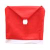 Christmas Kitchen Chair Decorations,  Santa Hat Chair Back Covers for Christmas Home Decoration