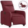 Vidaxl Electric Recliner, Wine Red, Fabric Upholstered